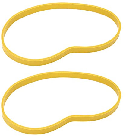 Band Saw Tire, 2PCS Non Slip Rubber Band Saw Wheel Tires for 8in Woodworking Bandsaw Wheels Yellow 0.49in Width 0.12in Thickness