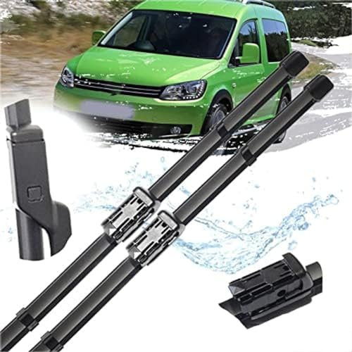 DAYKET Wischerblätter-Kit Satz Front wischerblätter für for VW, Caddy 2K 2016 2017 2018 2019, Scheibenwischer Zubehör