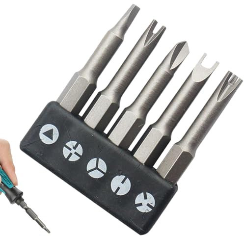 Juego de destornilladores de forma especial, cruz interior de tres puntos en forma de U, herramienta de destornillador en forma de Y, juego de cabeza de destornillador irregular, accesorios de taladro