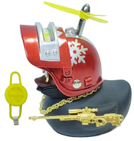 Ente Auto Ornament,Ente Autozubehör - Ente Spielzeugauto Ornamente mit Ente mit Hut | Armaturenbrett-Dekorationen, Fahrrad-Hupe, Decoraz