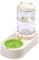 Bebedero Automático por Gravedad para Perros y Gatos 1.8L Dispensador de Agua Sin BPA Sin Electricidad Antideslizante Fuente de Agua para Mascotas (SOY3474-VERDE)