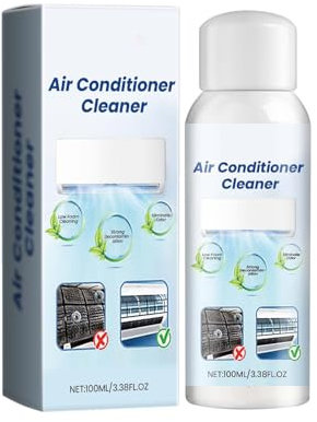 Spray limpiador de aire acondicionado, agente limpiador de espuma para aire acondicionado, agente limpiador de burbujas multiusos para el hogar, agentes de limpieza y actualización (100 ml, 1)