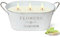 850g Citronella Kerze Outdoor Groß, Outdoor Kerze mit 3 Docht Natürliches Sojawachs & Citronella öl Zitronella Duftkerze Draußen für Garten Balkon Camping - 150 Std Lange Brenndauer