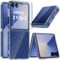 COPIKE Shockproof Case for Samsung Galaxy Z Flip 7 Case with Screen Protector and Lens Protector, Anti-Scratch Slim Anti Yellowing Phone Cover, Clear