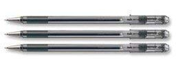 Pentel BK77 Fine Superb Ball Point Pen Black Ink - Pack of 3