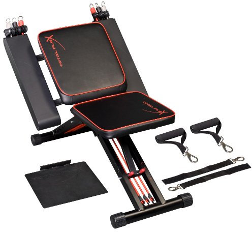 TOTAL FLEX L Folding Weight Bench & Exercise Bench Press Rack - Fitness Benches, Gym Bench for Home, Workout Bench - Multi Gym Strength Training Equipment, Pilates Equipment, Portable Gym Equipment