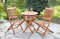 gartenmoebel-einkauf 3-teiliges Bistroset Balkonset Rio, Eukalyptus