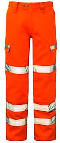 Pulsarail GO/RT Teflon Coated Combat Trouser, High Vis Orange, 36' TALL