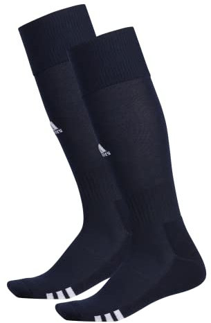 adidas Rivalry 2.0 Over-The Calf (OTC) gepolsterte Fußballsocken (2 Paar), Marineblau/Weiß, X-Small