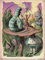 onthewall Alice im Wunderland Die Raupe Vintage Kunstdruck Poster 40x30cm (PDP 074) Weiß 30x40cm