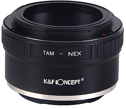 K&F Concept Bague d'adaptation pour Objectif Tamron Adaptall II à Caméra Sony NEX Adaptateur lentille Fait de Laiton et d'aluminium Adaptateur Solide précis Noir