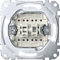 Merten MEG3159-0000 Doppeltaster-Einsatz, 2 Wechsel 1-polig, 10 A, AC 250 V, Steckklemmen