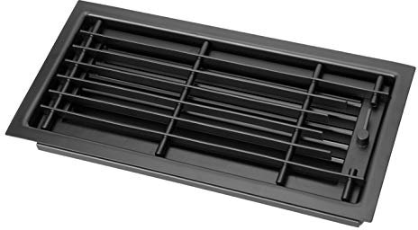 Deckengitter 35x23 schwarz Lüftungsgitter Ofengitter