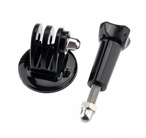 Goliton Adaptador De Montaje De Trípode+Tornillo De Pulgar Y Tuerca con Tornillo para Gopro Hero4/3+/3/2/1 - Negro