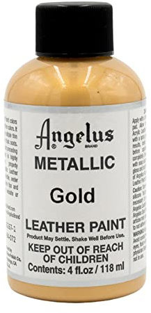 Angelus Leather Paint 4 Oz Gold