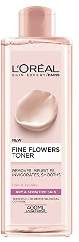 L'Oreal Paris Delicate Flores Reinigungsmilch, reinigt, entfernt Make-up und pflegt