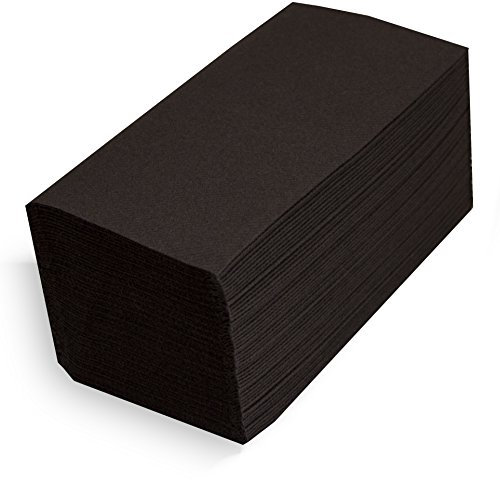Servietten 40 x 40, Servietten Airlaid, 30, schwarz