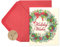 Papyrus Petite Weihnachtskarten in Box mit Umschlägen, wunderbarer Feiertag, Kranz, 20 Stück
