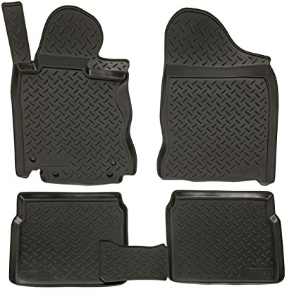 Norm Liners 3D Gummimatten passend für Chrysler PT Cruiser 2000-2010 4tlg, Allwetter TPE Fußmatten mit hohem Rand Passform rutschfest Geruchsneutral Schwarz