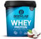 Bodylab24 Whey Protein Powder Noix de coco 1kg, pour des muscles plus forts, protéine de lactosérum peut favoriser la construction musculaire, avec 80% de protéines, sans aspartame