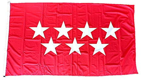 Durabol Bandera Exterior DE Comunidad Madrid 90X150CM ±2CM Con Anillos