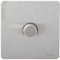 Schneider Electric Ultimate Screwless Flat Plate - Single 2 Way LED Dimmer Light Switch, 100 W/VA, GU6412LMSS, Stainless Steel