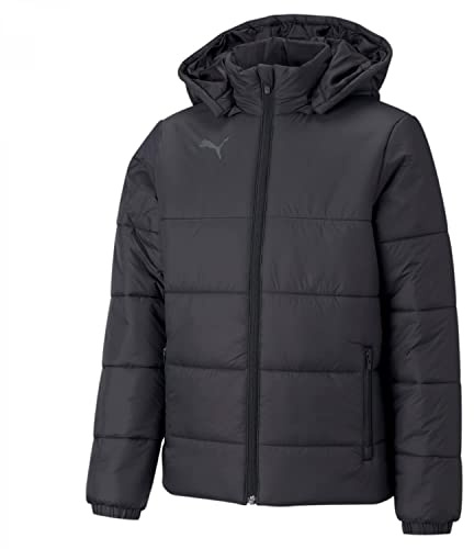 PUMA TeamLIGA Padded Jacket Jr, Mixte enfant, Puma Noir-puma Blanc, 164