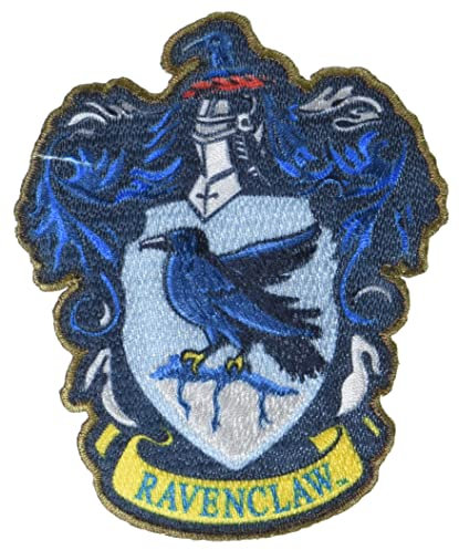 Simplicity 19320100185 Harry Potter Ravenclaw Aufnäher zum Aufbügeln für Kleidung, Rucksäcke und Accessoires, Synthetischer Stoff oder Kunststoff, mehrfarbig, 3.5 W x 4.12 L