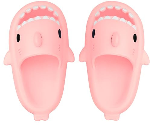 Lanivic Requin Chaussons Fille Pantoufles Mignon Claquettes Garçon Chaussures pour Piscine et Plage Antidérapant Douche Chaussons Maison d'été