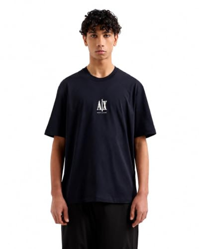 Armani Exchange Men's Icon Project Embroidered Logo T-Shirt Blue XL