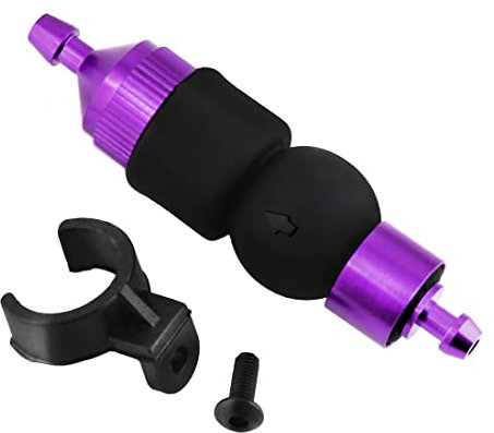 HOMEDEK Fuel Filter Nitro Engine Parts Fuel Tank Replacement Parts for 1/8 1/10 RC Model Car Redcat, Purple, 500286164A2