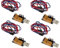 KALEA-INFORMATIQUE 4 Stück WATCHDOG USB-Dongle mit Reset- und Restart-Tasten, inklusive RST PWR-Kabel - Doppelrelais