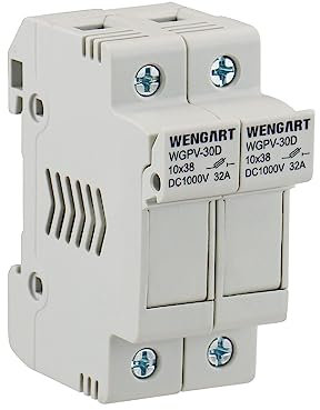Porte-fusibles solaires, porte-fusible à montage sur panneau, porte-fusible électrique, porte-fusible à rail DIN, porte-fusible à montage sur rail DIN CC, porte-fusible cylindrique (2 Pole)