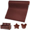 LZYKJGS Leder Patch Selbstklebend, 60 x 137cm, Reparatur Set Kit, Für Sofas, Autositze, Bürostuhl, Kopfteil, Handtaschen (Braun)