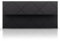 10 Briefumschläge Kuverts Schwarz 110 x 220 mm für Grußkarten Gutscheine Geldgeschenke Einladungsumschläge Geometrisches Muster Rauten