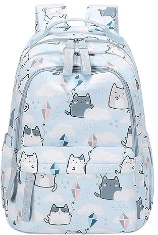 Katzen oder Gänseblümchen-Druck-Mädchen-Rucksäcke, wasserfeste lässige Schultaschen-Tagesrucksäcke