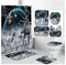 Derozeng Duschvorhang-Set, 4-teilig, 183 x 183 cm, Sterne, Wissenschaft, Raumstation, Badezimmer-Dekor-Sets, rutschfeste U-förmige Matte, WC-Deckel, Teppich, Badematte mit 12 Haken