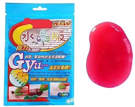 1 gel de nettoyage de voiture réutilisable pour clavier, outil de slime multi-usage pour voiture, nettoyant en gel de la saleté S5V2 pour enlever la poussière de la grille d'aération