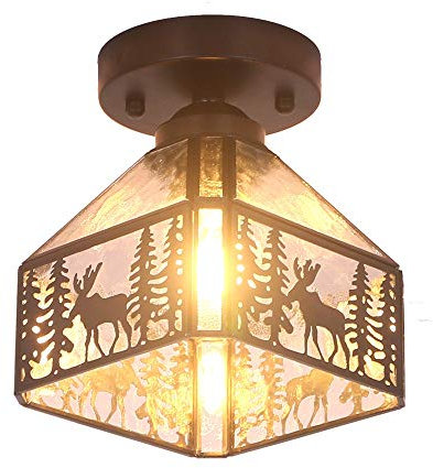 Tiffany-Lampe, modern, minimalistisch, amerikanisches Land, lichtabsorbierende Kuppel, Eingangstür, Balkon, nordische kreative kleine Beleuchtung, Balkon