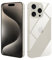 HSP - Custodia per Apple iPhone 15 Pro [antipolvere, in silicone TPU di alta qualità, antigraffio, antiurto, pellicola protettiva per la fotocamera, trasparente, trasparente