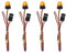 2023 4 Pack LED Strobing Blinkende Rotierende Lichter für Tamiya 1/14 RC Engineering Truck Ersatzteil Zubehör