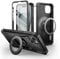 Dexnor for iPhone 15 Plus/14 Plus Case Compatible for MagSafe[Built in Screen Protector and Kickstand]，Heavy Duty Military Grade Protection Shockproof Protective Cover - Black