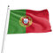 Drapeau du Portugal 150x90 cm Grand drapeau Portugais en Polyester avec œillets en métal Fête de Célébration de la Coupe du Monde à l'extérieur et à l'intérieur 5 x 3ft