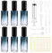 LHOEST 6 Stück Parfümzerstäuber Nachfüllbar 10ml, 6PCS Portable Sprühflasche Klein Glas mit Trichter Tropfer Etikettenaufkleber, Mini Parfüm Abfüller, Parfum Zerstäuber für Unterwegs Herren Frauen