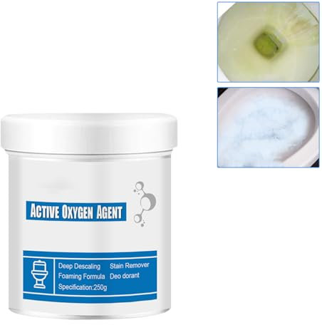 Toilettenreiniger, WC Reiniger Extra Stark, 2024 Neues Toiletten Aktivsauerstoff Agent, Rohrreiniger Abflussreiniger, Abflussreiniger Schaum, Rohrreiniger Agent für Kitchen Toilet Pipe (1)