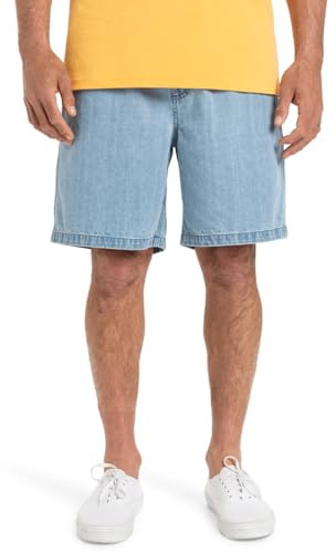 Quiksilver Herren Taxer Denim Jeans-Shorts, 2001 Stone Wash, L