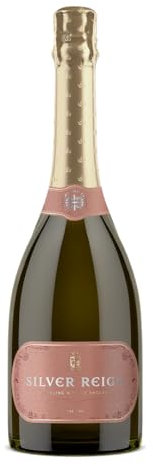 Silverhand Estate Silver Reign Rosé – Sparkling Rosé Wine – 100% Pinot Noir – Sparkling Wine of England – Fresh & Fruity – Vegan & Organic – Perfect for Celebrations – 75cl Bottle