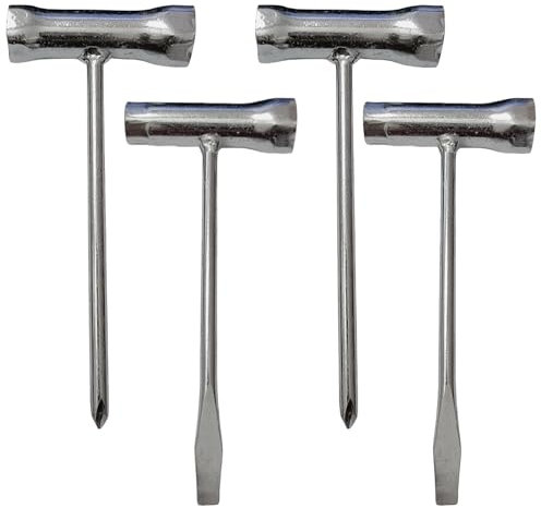 FKUMLUN Set di 4 cacciaviti per motosega, chiavi a T da 13 x 19 mm e cacciavite Torx T27 per la regolazione di seghe, catene, dadi e candele di accensione