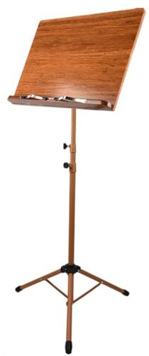 NILoykg& Dirigenten-Notenständer, zusammenklappbarer Notenständer/Notenorganizer aus Holz, höhenverstellbar für Verschiedene Aufführungsszenen,B