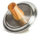 Cazoleta Redonda Kitomasgota 125 mm - Eliminador de Gotelé Profesional - Acero Inoxidable - Sin Polvo - para Dejar Paredes Lisas